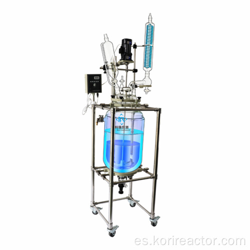 Reactor de vidrio encamisado SF-50l 50l